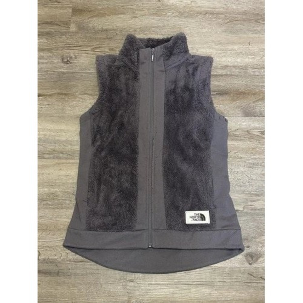 The North Face Osito Fleece Vest Womens Full Zip Small Gray